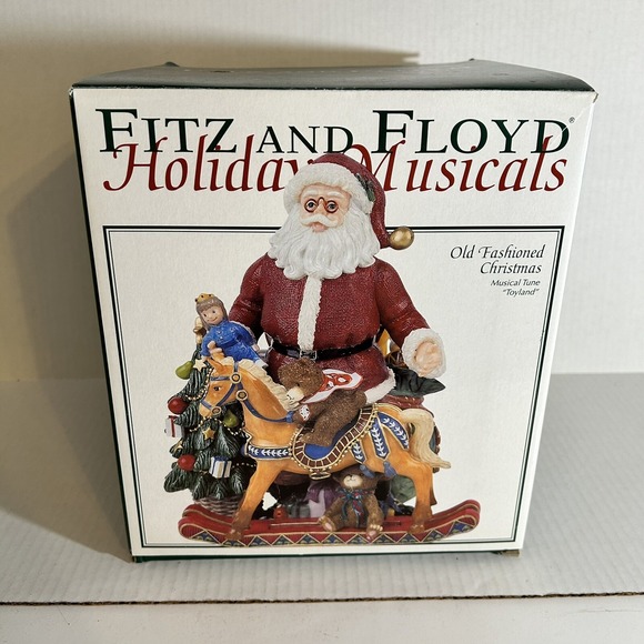 Fitz and Floyd Other - Fitz and Floyd Holiday Musicals "Toyland" Old Fashioned Christmas Test and Works